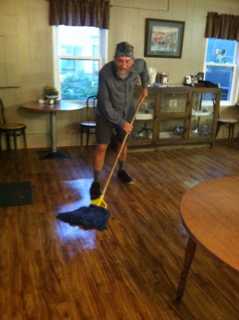 Mopping up in 