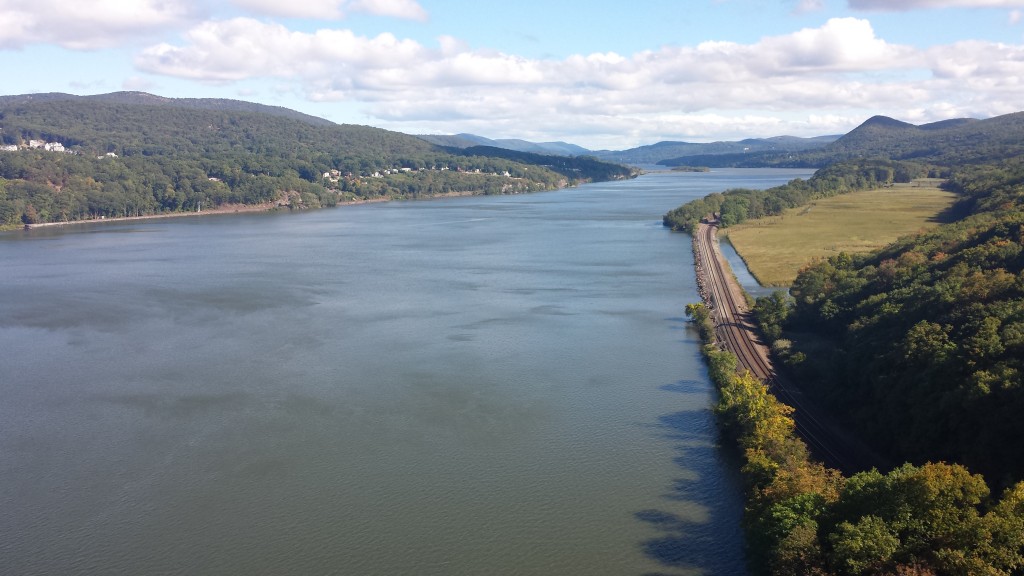 Landscapes 2: Hudson river view from highway bridge